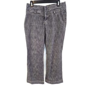 Yuva Size 8 Gray / Light Black Jeans Boot Cut